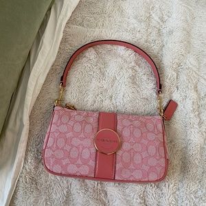 Pink Coach Shoulder Bag